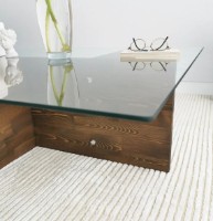 Журнальный столик Trendy Glory Walnut 90x90x35cm GTR000879 фото №4 — интернет-магазин Desire.md