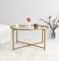 Журнальный столик Trendy Gold Sun Gold 83x83x40cm GTR000817 фото №2 — интернет-магазин Desire.md