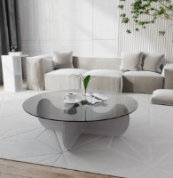 Журнальный столик Trendy Himalaya White 90x90x30cm GTR000765 фото №3 — интернет-магазин Desire.md