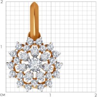 Pandantiv Sokolov 51-130-02302-1 imaginea #3 — magazin online Desire.md