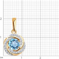 Подвеска Sokolov 51-330-02281-1 фото №3 — интернет-магазин Desire.md