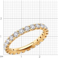 Кольцо Sokolov 1012077-5 17.5 фото №5 — интернет-магазин Desire.md