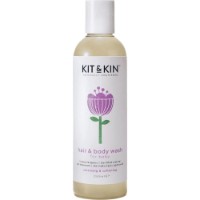 Gel de duș pentru bebeluși Kit&Kin Hair & Body Wash Hypoallergenic 250ml