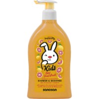 Șampon pentru bebeluși Sanosan Kids Shower Gel & Shampoo Grapefruit 400ml