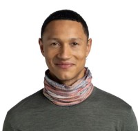 Headwear multifuncțional Buff Original Ecostretch Aluk Grey imaginea #4 — magazin online Desire.md