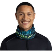 Headwear multifuncțional Buff Original Ecostretch Orby Night Blue imaginea #3 — magazin online Desire.md