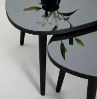 Журнальный столик Trendy Gusto Black 75x55x41cm GTR001617 2pcs фото №3 — интернет-магазин Desire.md