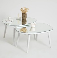 Журнальный столик Trendy Gusto White 75x55x41cm GTR001618 2pcs