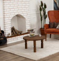 Журнальный столик Trendy Ida 70 Walnut 70x70x40cm GTR000864 фото №4 — интернет-магазин Desire.md