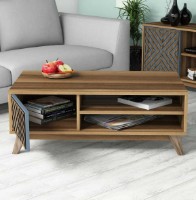 Журнальный столик Trendy Inci Walnut/Blue 105x38x60cm GTR000651 фото №2 — интернет-магазин Desire.md