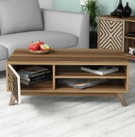 Журнальный столик Trendy Inci Walnut/Cream 105x38x60cm GTR000652 фото №2 — интернет-магазин Desire.md