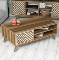 Журнальный столик Trendy Inci Walnut/Cream 105x38x60cm GTR000652 фото №3 — интернет-магазин Desire.md