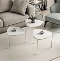 Журнальный столик Trendy Lenny White 45x45x45cm GTR003972 3pcs фото №4 — интернет-магазин Desire.md