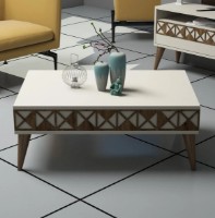 Măsuţă cafea Trendy Linie Cream/Walnut 90x34x60cm GTR000608 imaginea #2 — magazin online Desire.md