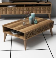 Журнальный столик Trendy Linie Walnut 90x34x60cm GTR000610