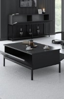 Журнальный столик Trendy Lord Anthracit/Black 90x40x60cm GTR006129 фото №4 — интернет-магазин Desire.md