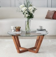 Журнальный столик Trendy Lotus Wood 75x75x35cm GTR000801