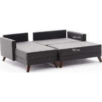 Canapea de colț Trendy Bella Anthracit L 205x140x85cm GTR003352 imaginea #6 — magazin online Desire.md