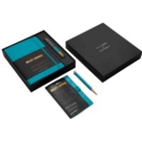 Blocnotes Leuchtturm1917 A5 Black/Turquoise 373291