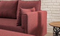 Угловой диван Trendy Bella Claret Red L 205x140x85cm GTR003350 фото №2 — интернет-магазин Desire.md