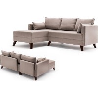 Canapea de colț Trendy Bella Cream L 205x140x85cm GTR003351 imaginea #4 — magazin online Desire.md