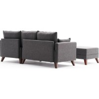 Canapea de colț Trendy Bella Anthracit R 205x140x85cm GTR003406 imaginea #5 — magazin online Desire.md