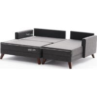 Canapea de colț Trendy Bella Anthracit R 205x140x85cm GTR003406 imaginea #8 — magazin online Desire.md