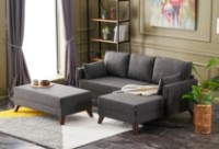 Canapea de colț Trendy Bella Anthracit R 205x140x85cm GTR003406 imaginea #2 — magazin online Desire.md