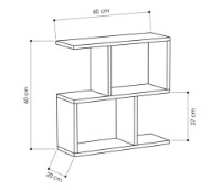 Măsuţă cafea Trendy Mania White 60x60x20cm GTR000559 imaginea #3 — magazin online Desire.md