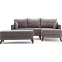 Угловой диван Trendy Bella Brown R 205x140x85cm GTR003407 фото №5 — интернет-магазин Desire.md