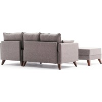 Угловой диван Trendy Bella Brown R 205x140x85cm GTR003407 фото №7 — интернет-магазин Desire.md