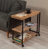 Măsuţă cafea Trendy Melin Oak/Black 76x70x66cm GTR000933