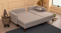 Угловой диван Trendy Bella Cream R 205x140x85cm GTR003405 фото №4 — интернет-магазин Desire.md