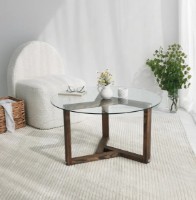 Журнальный столик Trendy Miro Walnut 75x75x40cm GTR000847