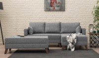 Угловой диван Trendy Bella Grey R 205x140x85cm GTR003403