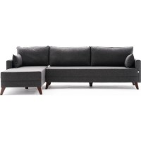 Угловой диван Trendy Bella Anthracit L 275x165x85cm GTR003503 фото №3 — интернет-магазин Desire.md