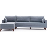Угловой диван Trendy Bella Soft Blue L 275x165x85cm GTR003508 фото №6 — интернет-магазин Desire.md