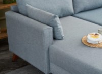 Угловой диван Trendy Bella Soft Blue L 275x165x85cm GTR003508 фото №3 — интернет-магазин Desire.md