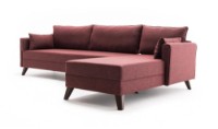 Угловой диван Trendy Bella Claret Red R 275x165x85cm GTR003580 фото №4 — интернет-магазин Desire.md