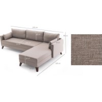 Угловой диван Trendy Bella Cream R 275x165x85cm GTR003581 фото №7 — интернет-магазин Desire.md