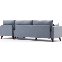 Угловой диван Trendy Bella Soft Blue R 275x165x85cm GTR003582 фото №6 — интернет-магазин Desire.md