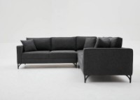 Угловой диван Trendy Berlin Anthracit/Black 258x258x88cm GTR003697 фото №3 — интернет-магазин Desire.md