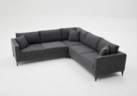 Угловой диван Trendy Berlin Anthracit/Black 258x258x88cm GTR003697 фото №4 — интернет-магазин Desire.md