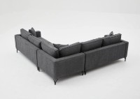 Угловой диван Trendy Berlin Anthracit/Black 258x258x88cm GTR003697 фото №5 — интернет-магазин Desire.md