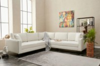 Угловой диван Trendy Berlin Cream/Black 258x258x88cm GTR003699 фото №6 — интернет-магазин Desire.md