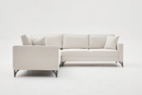 Угловой диван Trendy Berlin Cream/Black 258x258x88cm GTR003699 фото №2 — интернет-магазин Desire.md