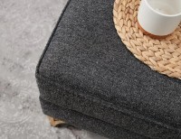 Угловой диван Trendy Berlin Anthracit/Gold L 258x181x83cm GTR003521 фото №6 — интернет-магазин Desire.md