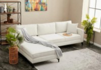 Угловой диван Trendy Berlin Cream/Black L 258x181x83cm GTR003522 фото №2 — интернет-магазин Desire.md