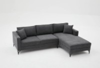 Угловой диван Trendy Berlin Anthracit/Black R 258x181x83cm GTR003594 фото №8 — интернет-магазин Desire.md