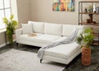 Угловой диван Trendy Berlin Cream/Black R 258x181x83cm GTR003596 фото №2 — интернет-магазин Desire.md